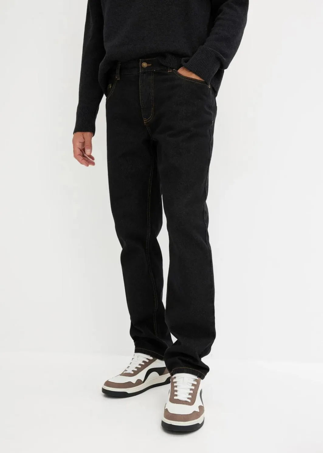 Herren bonprix Jeans|Basics|Regular Fit Jeans, Straight
