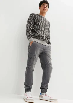 Sale Regular Fit Jeans-Jogger mit Komfortbund, Straight Herren Große Größen|Sweat