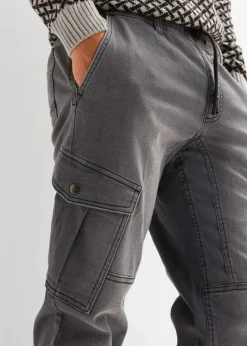 Sale Regular Fit Jeans-Jogger mit Komfortbund, Straight Herren Große Größen|Sweat