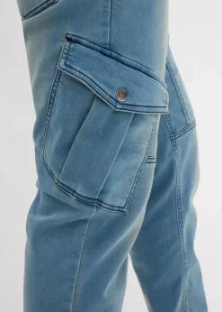 Herren bonprix Jeans|Sweat|Regular Fit Jeans-Jogger mit Komfortbund, Straight