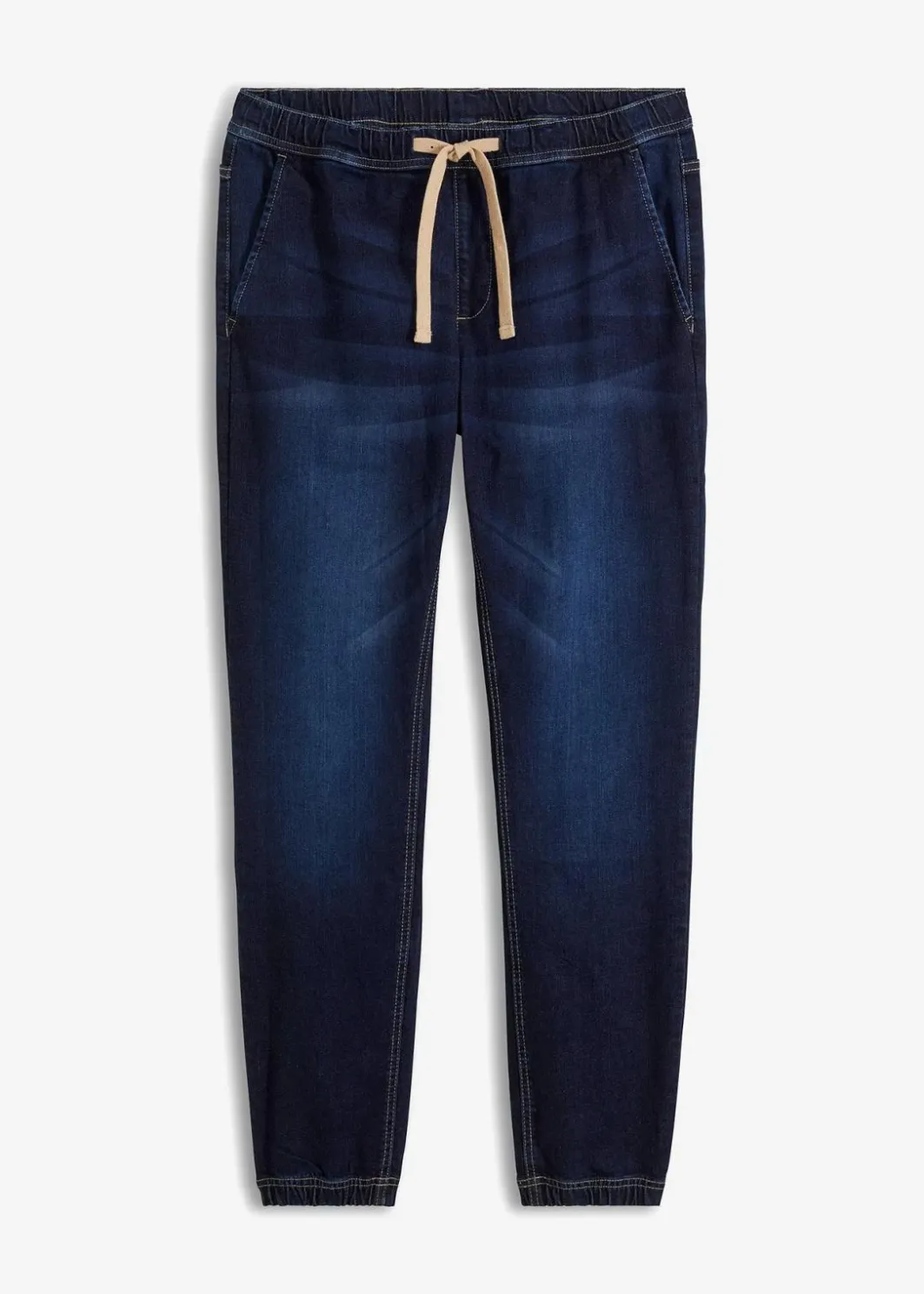 Discount Regular Fit Jeans-Jogger mit Komfortbund, Tapered Herren Große Größen|Jeans
