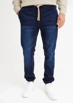 Discount Regular Fit Jeans-Jogger mit Komfortbund, Tapered Herren Große Größen|Jeans