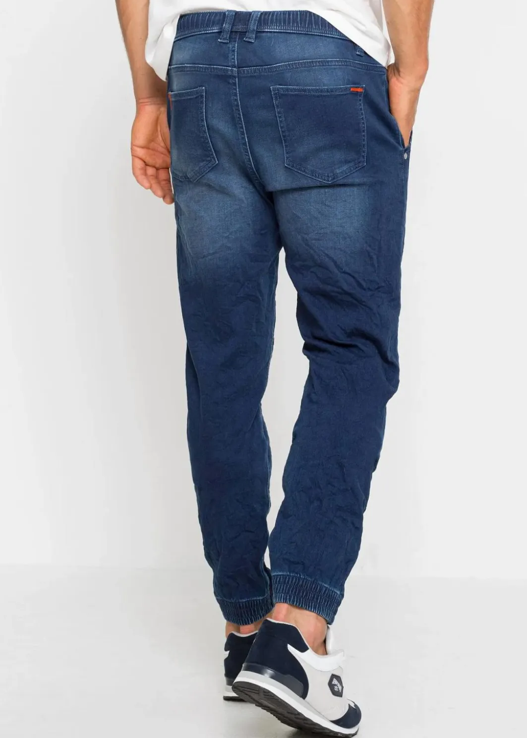 Discount Regular Fit Jeans-Jogger mit Komfortbund, Straight Herren Große Größen|Jeans