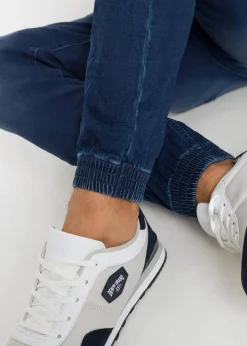 Discount Regular Fit Jeans-Jogger mit Komfortbund, Straight Herren Große Größen|Jeans