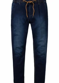 New Regular Fit Jeans-Jogger mit Komfortbund, Tapered Herren Große Größen|Jeans