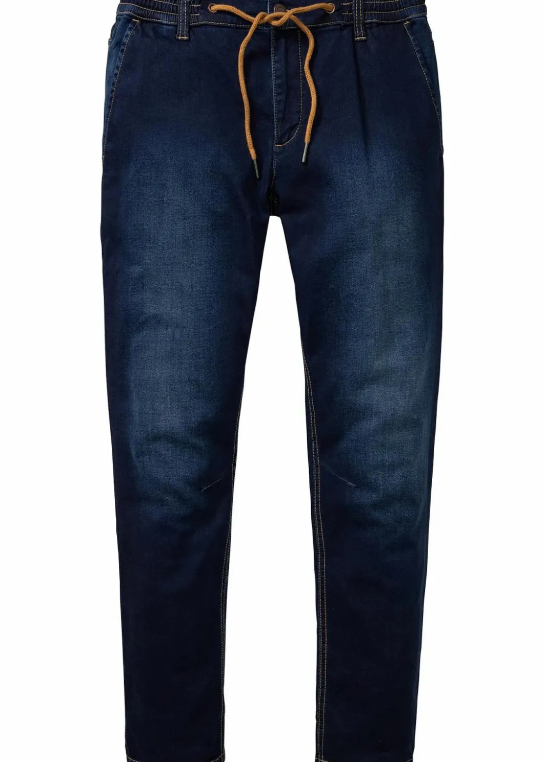 New Regular Fit Jeans-Jogger mit Komfortbund, Tapered Herren Große Größen|Jeans