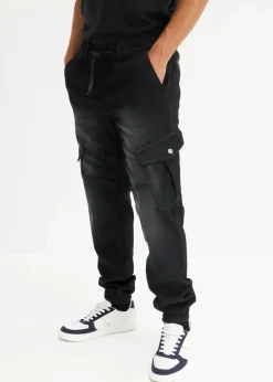 Clearance Regular Fit Jeans-Jogger mit Komfortbund, Straight Herren Jeans|Sweat