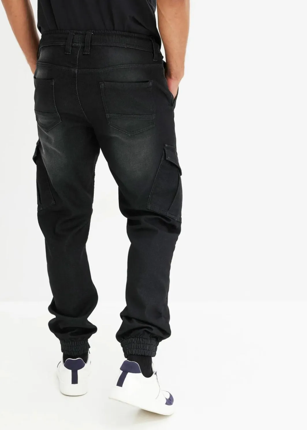 Clearance Regular Fit Jeans-Jogger mit Komfortbund, Straight Herren Jeans|Sweat