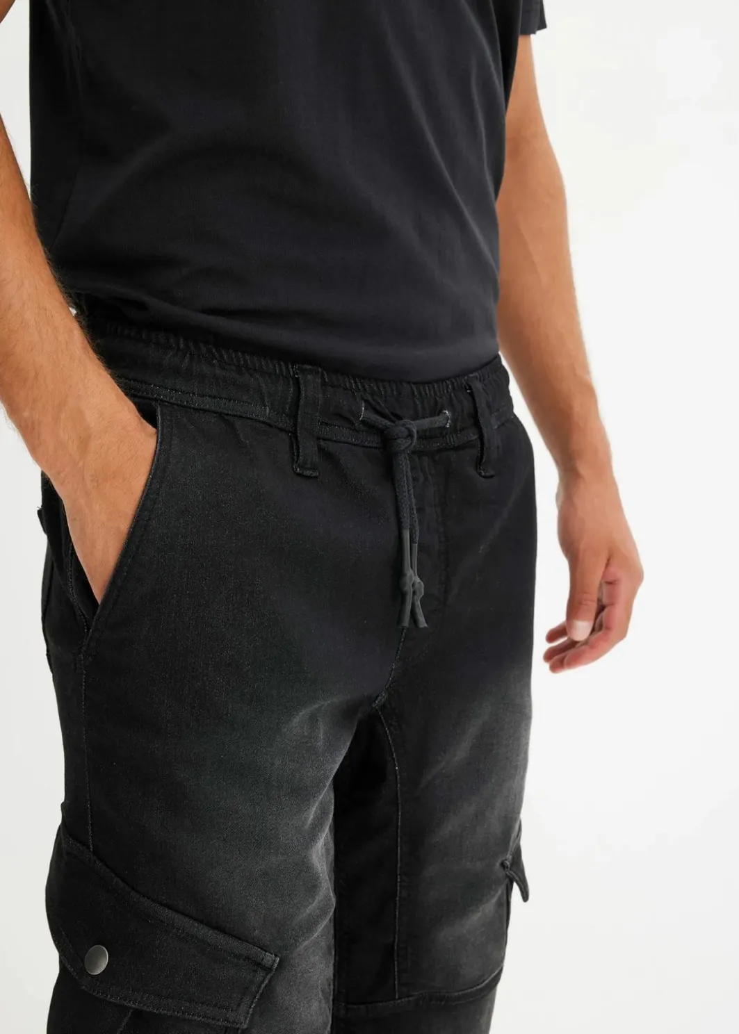 Clearance Regular Fit Jeans-Jogger mit Komfortbund, Straight Herren Jeans|Sweat