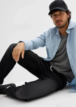 Clearance Regular Fit Jeans-Jogger mit Komfortbund, Straight Herren Jeans|Sweat