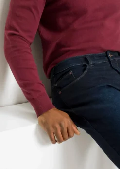 Herren bonprix Große Größen|Basics|Regular Fit Multi-Stretch-Jeans m. Komfortbund Straight