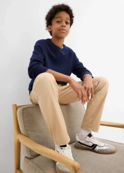 Discount Regular Fit Schlupfhose aus reiner Baumwolle, Straight Kinder Jungen 9-16 Jahre·Bademode|Jungen 9-16 Jahre·Hosen