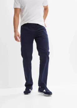 Herren bonprix Große Größen|Basics|Regular Fit Schlupfhose aus reiner Baumwolle, Straight