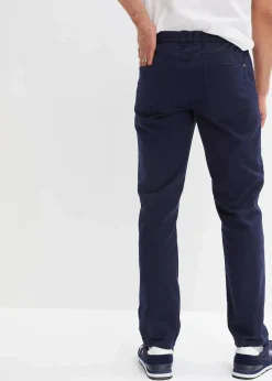 Herren bonprix Große Größen|Basics|Regular Fit Schlupfhose aus reiner Baumwolle, Straight
