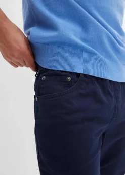 Herren bonprix Große Größen|Basics|Regular Fit Schlupfhose aus reiner Baumwolle, Straight