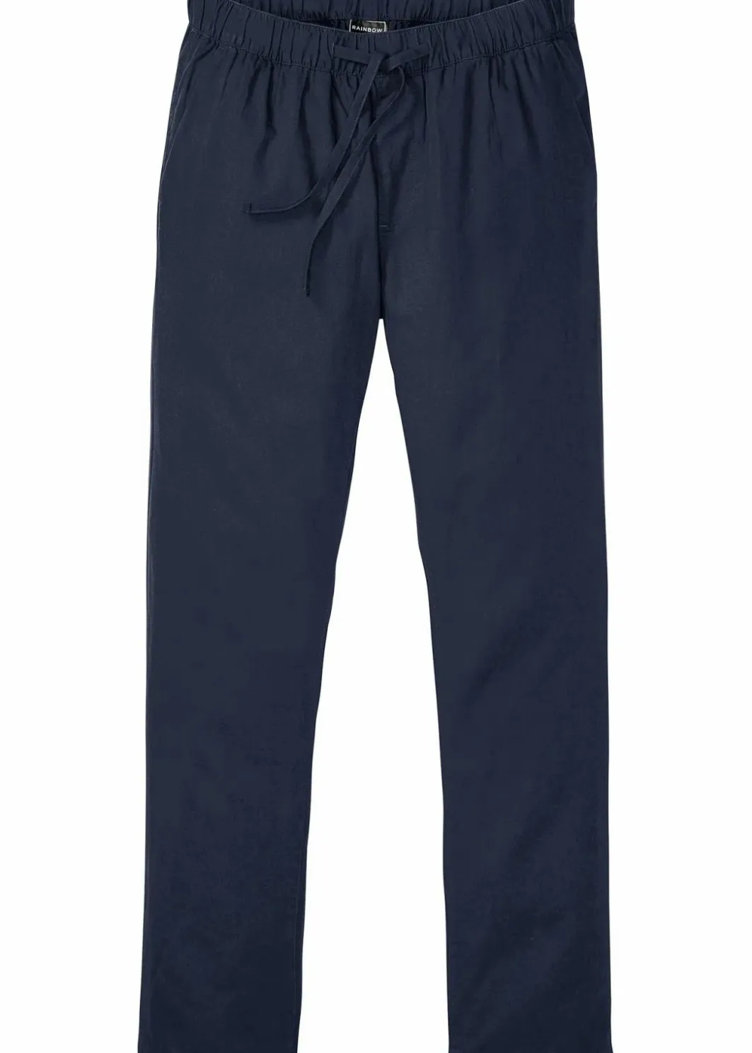 New Regular Fit Schlupfhose aus luftigem Leinen-Mix, Straight Herren Große Größen|Hosen