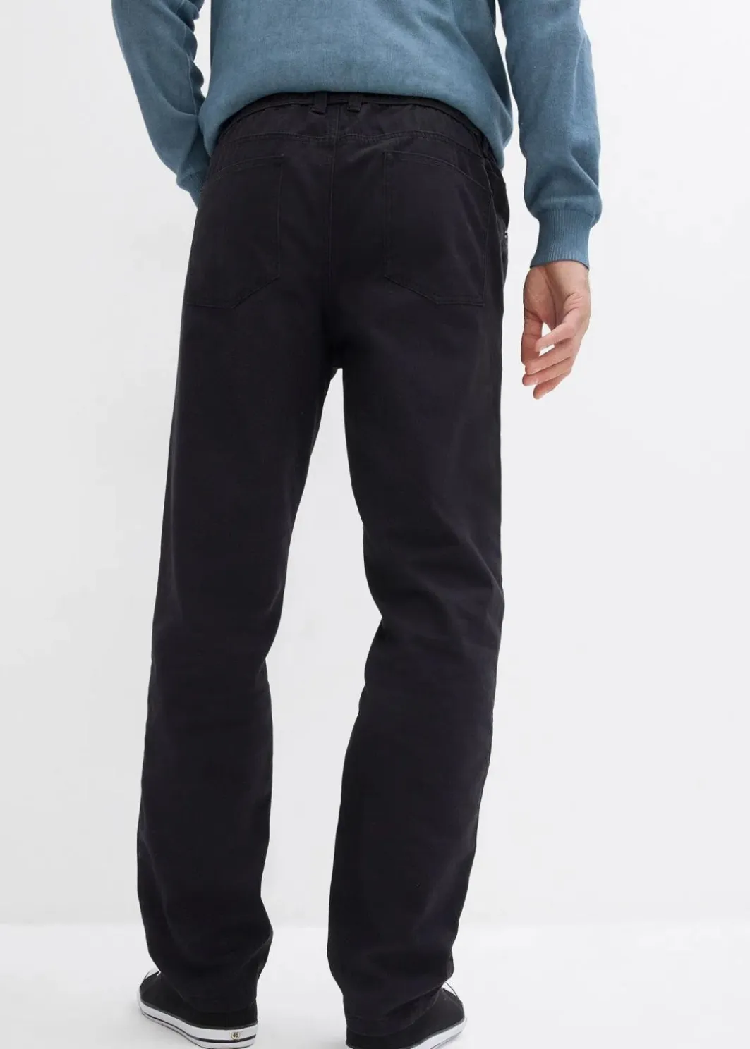New Regular Fit Schlupfhose mit Komfortbund, Straight (2er Pack) Herren Große Größen|Hosen