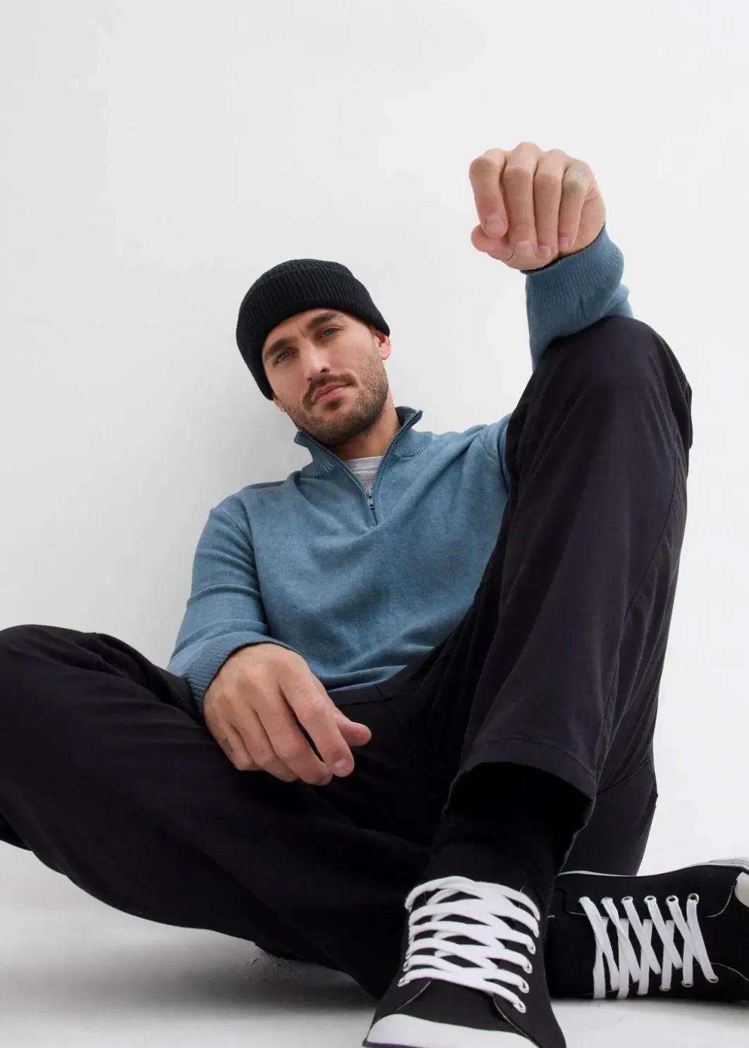 New Regular Fit Schlupfhose mit Komfortbund, Straight (2er Pack) Herren Große Größen|Hosen