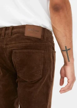 Clearance Regular Fit Stretch-Cordhose mit Komfortschnitt Herren Hosen|Große Größen