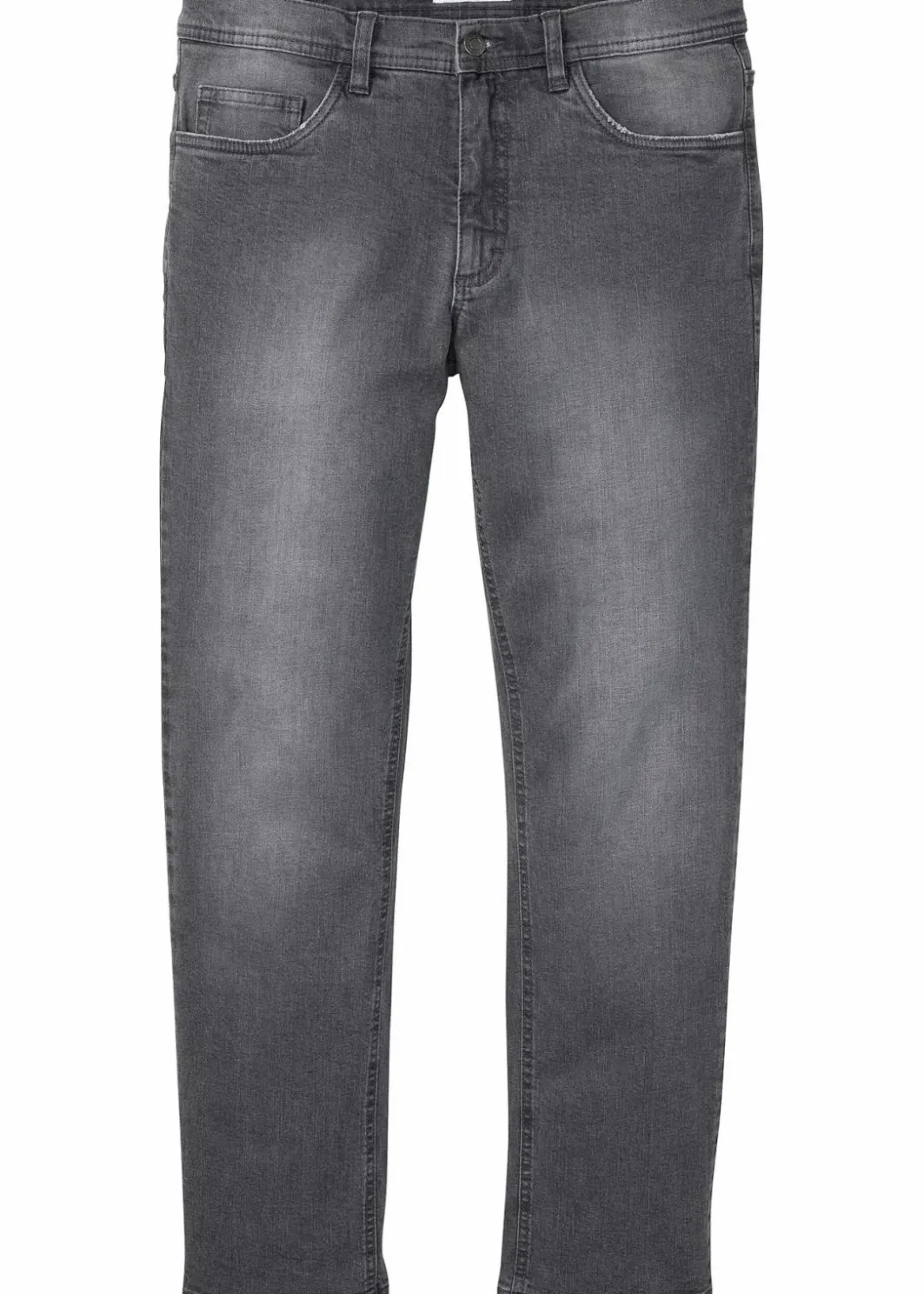 Herren bonprix Große Größen|Jeans|Regular Fit Stretch-Jeans mit Komfortschnitt, Straight