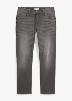 Herren bonprix Jeans|Große Größen|Regular Fit Stretch-Jeans, Straight