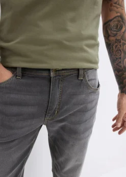 Herren bonprix Jeans|Große Größen|Regular Fit Stretch-Jeans, Straight