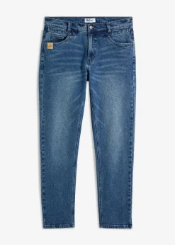 New Regular Fit Stretch-Jeans aus hochwertigem, schwerem Denim, Straight Herren Große Größen|Jeans
