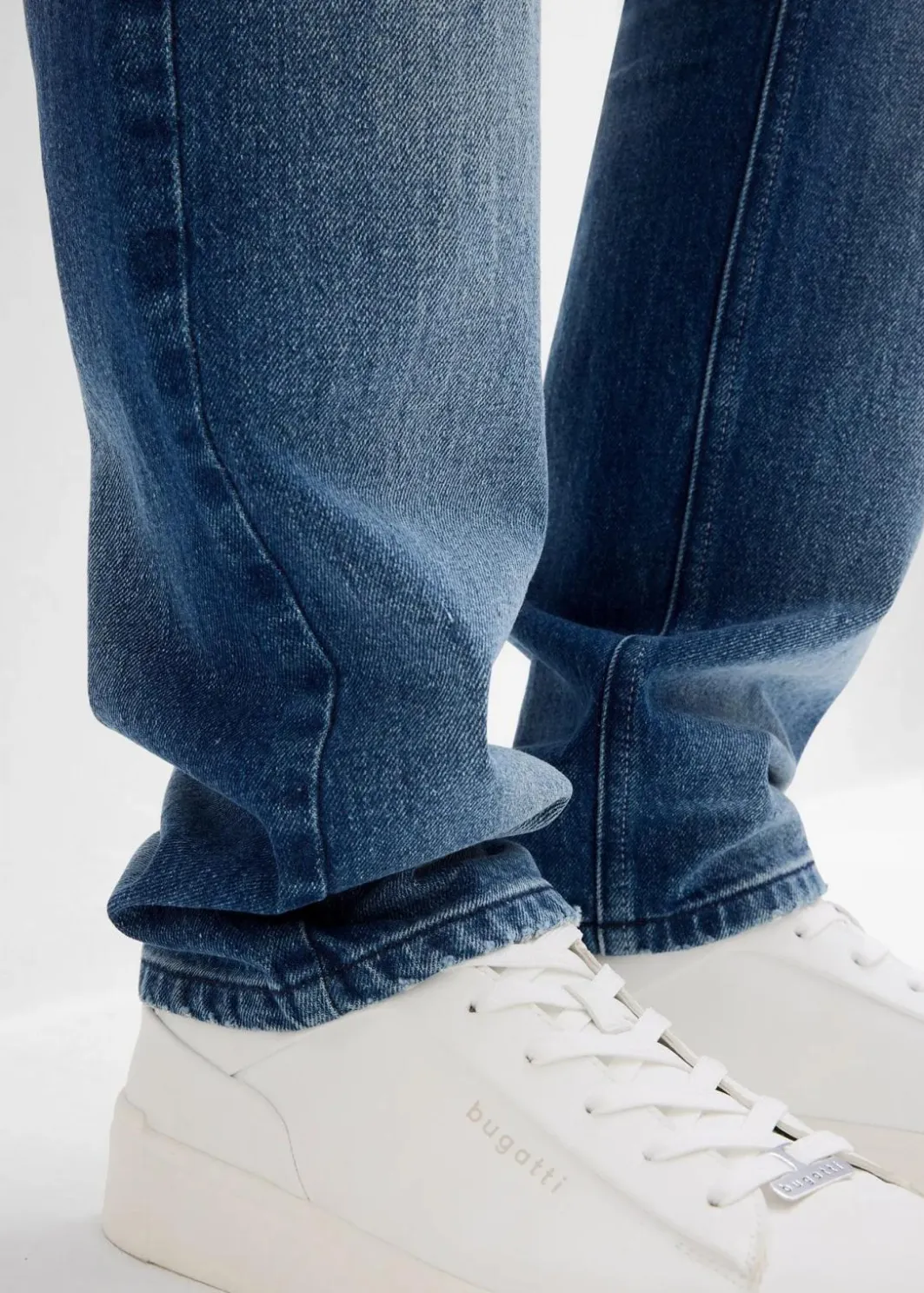 Herren bonprix Große Größen|Jeans|Regular Fit Stretch-Jeans, Straight