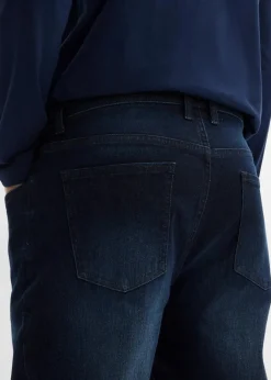 Herren bonprix Jeans|Große Größen|Regular Fit Stretch-Jeans mit Komfortschnitt, Straight