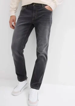 New Regular Fit Stretch-Jeans, Straight Herren Jeans|Große Größen