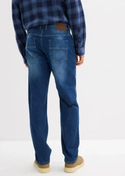 Herren bonprix Große Größen|Jeans|Regular Fit Stretch-Jeans, Straight