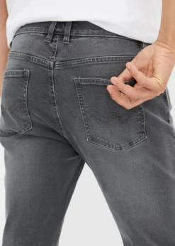 Outlet Regular Fit Stretch-Jeans mit Komfortschnitt, Tapered Herren Große Größen|Jeans