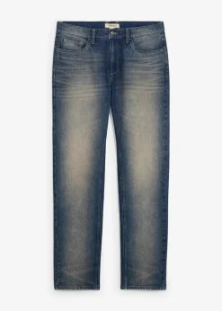 Clearance Regular Fit Stretch-Jeans, Straight Herren Jeans|Große Größen