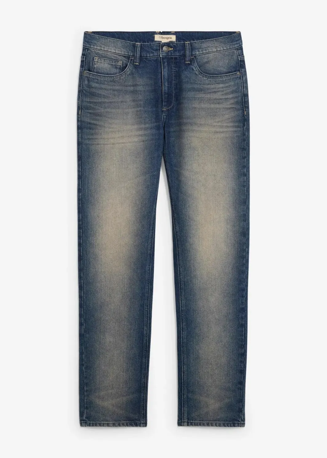 Clearance Regular Fit Stretch-Jeans, Straight Herren Jeans|Große Größen