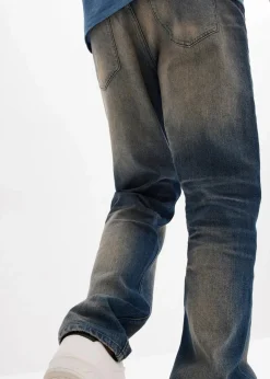 Clearance Regular Fit Stretch-Jeans, Straight Herren Jeans|Große Größen