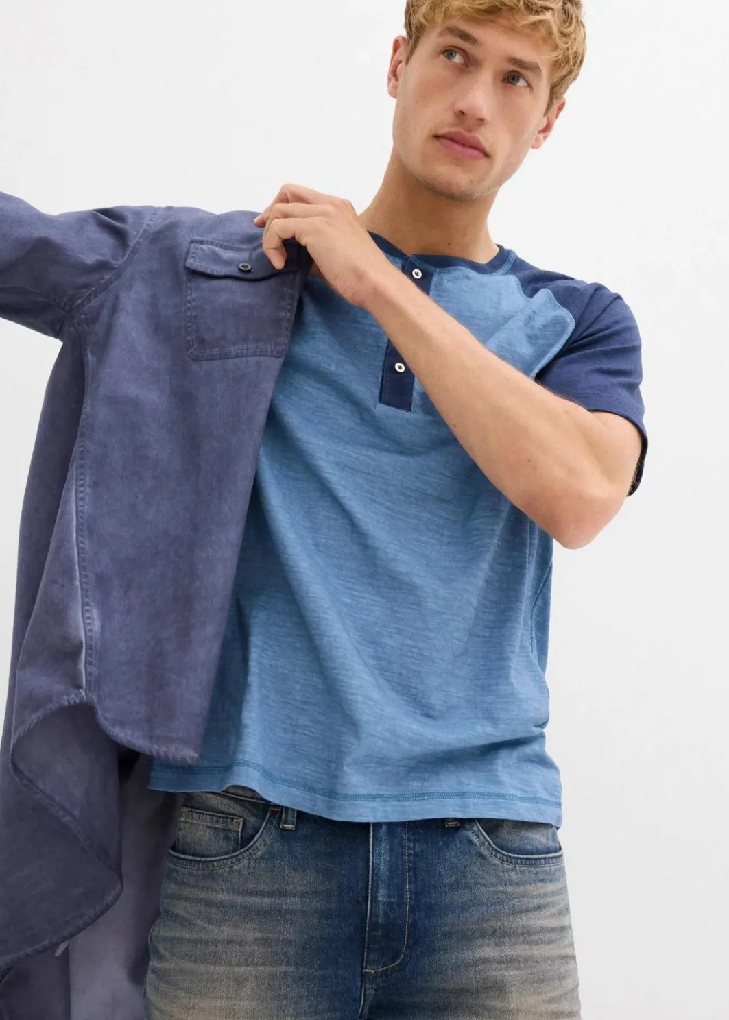 Clearance Regular Fit Stretch-Jeans, Straight Herren Jeans|Große Größen