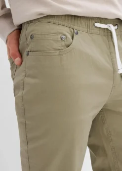 Discount Regular Fit Stretch-Schlupfhose, Straight Herren Hosen|Basics