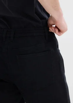 Best Regular Fit Stretch-Schlupfhose, Straight Herren Hosen|Große Größen