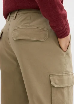 Herren bonprix Große Größen|Outdoorbekleidung|Regular Fit Stretch-Thermo-Cargohose, Straight