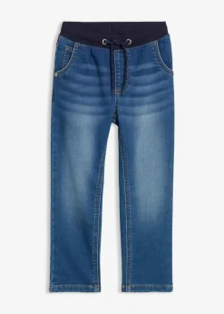 Regular Fit Sweat-Schlupfjeans, Straight Kinder Jungen 2-8 Jahre·Jeans & Hosen