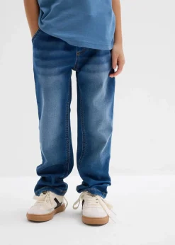 Regular Fit Sweat-Schlupfjeans, Straight Kinder Jungen 2-8 Jahre·Jeans & Hosen
