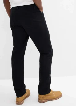 Herren bonprix Große Größen|Basics|Regular Fit Twillhose aus reiner Baumwolle, Straight