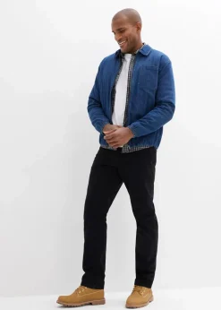 Herren bonprix Große Größen|Basics|Regular Fit Twillhose aus reiner Baumwolle, Straight