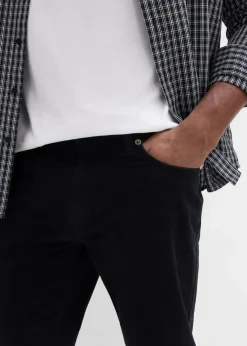 Herren bonprix Große Größen|Basics|Regular Fit Twillhose aus reiner Baumwolle, Straight