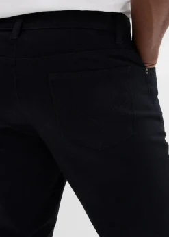 Herren bonprix Große Größen|Basics|Regular Fit Twillhose aus reiner Baumwolle, Straight
