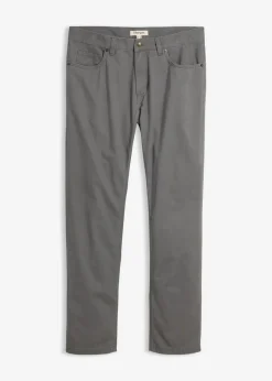 Herren bonprix Hosen|Basics|Regular Fit Twillhose aus reiner Baumwolle, Straight