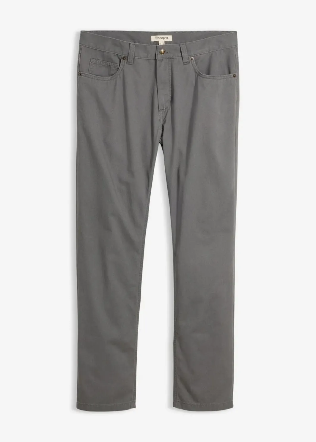 Herren bonprix Hosen|Basics|Regular Fit Twillhose aus reiner Baumwolle, Straight