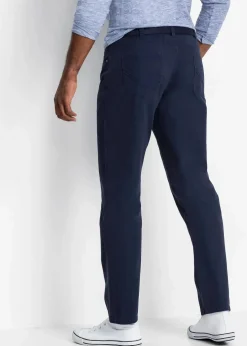 Sale Regular Fit Twillhose aus reiner Baumwolle, Straight Herren Hosen|Basics