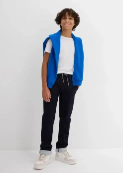 Hot Regular-Fit Schlupf-Sweatjeans, Straight Kinder Jungen 9-16 Jahre·Bademode|Jungen 9-16 Jahre·Jeans