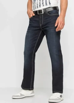 Herren bonprix Jeans|Große Größen|Regular-Fit-Jeans, Bootcut